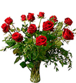 One Dozen Red Roses