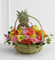 The FTD� Rest in Peace� Fruit & Flowers Basket
